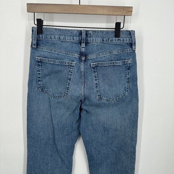 Gap Women's‎ Jeans High Rise Cheeky Straight Button Fly Size 26 - Picture 4 of 6